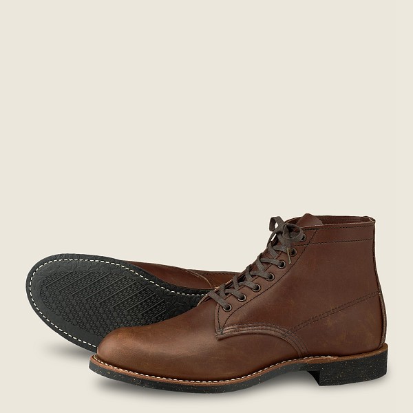 Heritage Støvler Herre - Red Wing Merchant - 6-Inch Harness Læder Steel Toe - Brune - NOYFDR-457